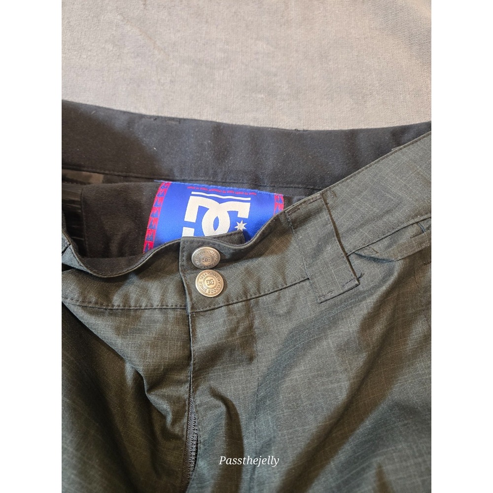 DC Shoes Black Snowboard Pants Mens Small 5000mm Waterproof Insulated Cargo Ski - Picture 3 of 14